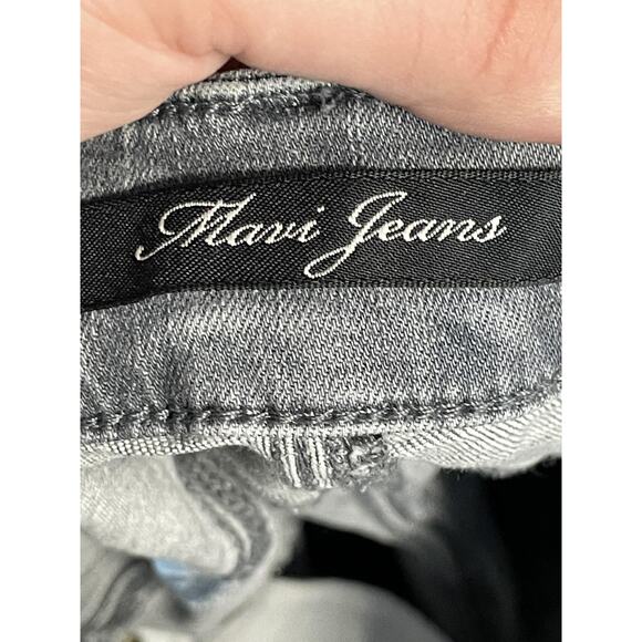 Mavi Jeans Emma Slim Boyfriend Jeans Womens 30/32 Gray Stretch Zip Fly Denim - Picture 9 of 13